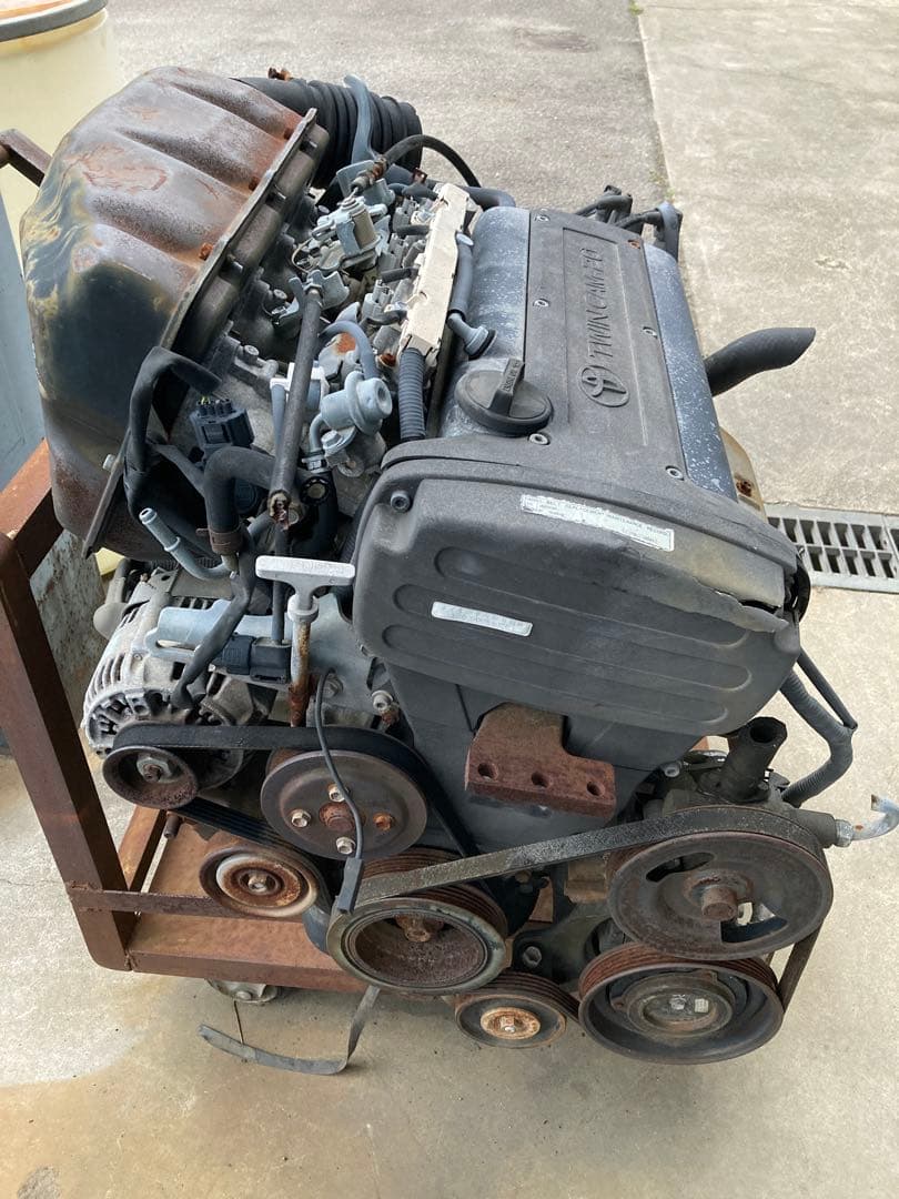 メ*ル様 引き取り限定 トヨタ 4AG エンジン本体 AT付き - メルカリ