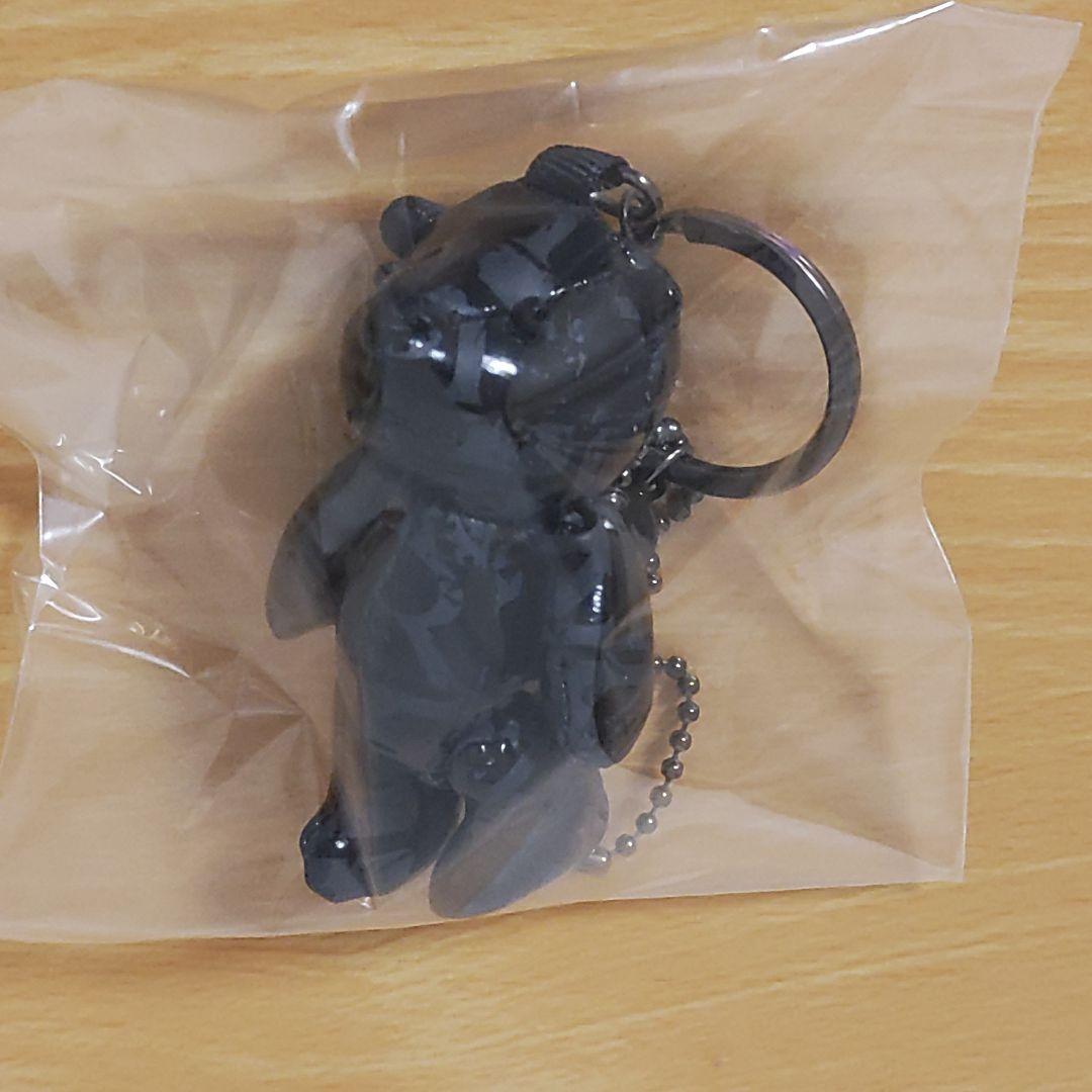 ベアチャームINORANテディベア熊キーホルダー黒バッグチャームLUNA SEA