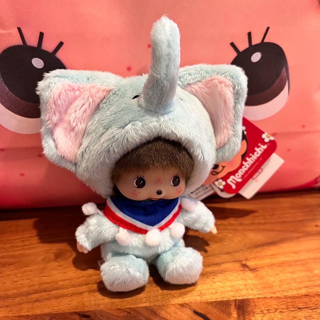 モンチッチ タイ限定 ベビチッチ ゾウ ブルー - メルカリ