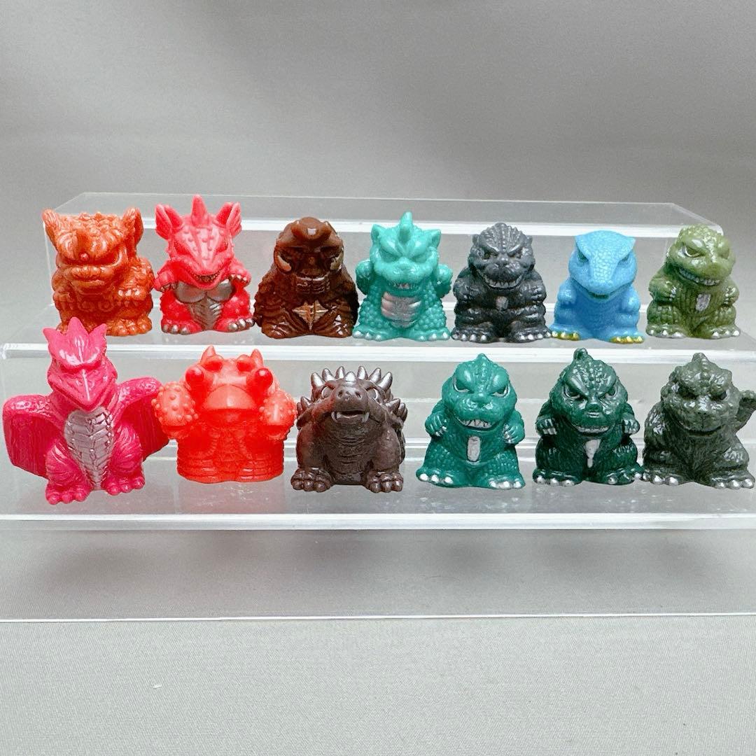 美品 ゴジラ指人形 怪獣 1994 まとめ売り ソフビ レトロ 希少 ミニ