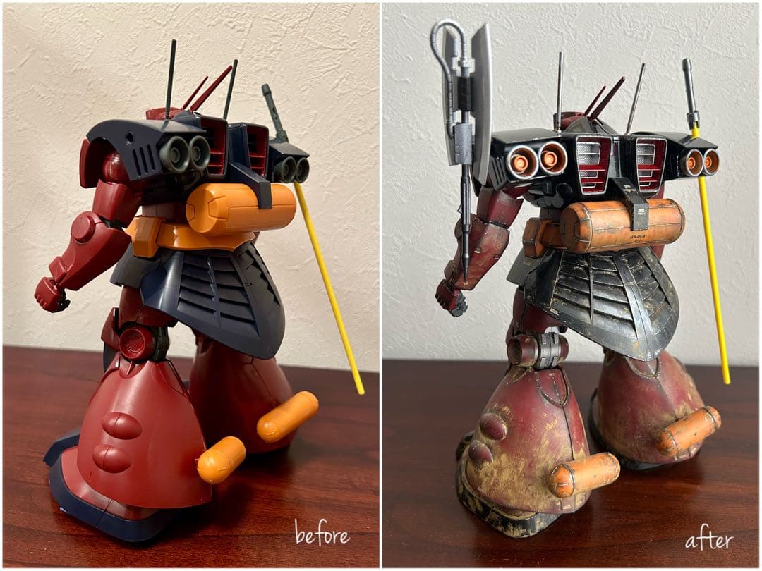 ガンプラ 【塗装済み完成品】MG 1/100 ドワッジ改 デザート・ロンメル