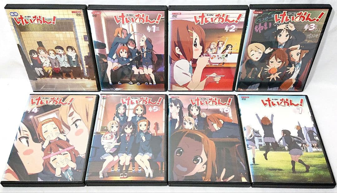 ケース無し//けいおん【1期+2期+劇場版】DVD 全17