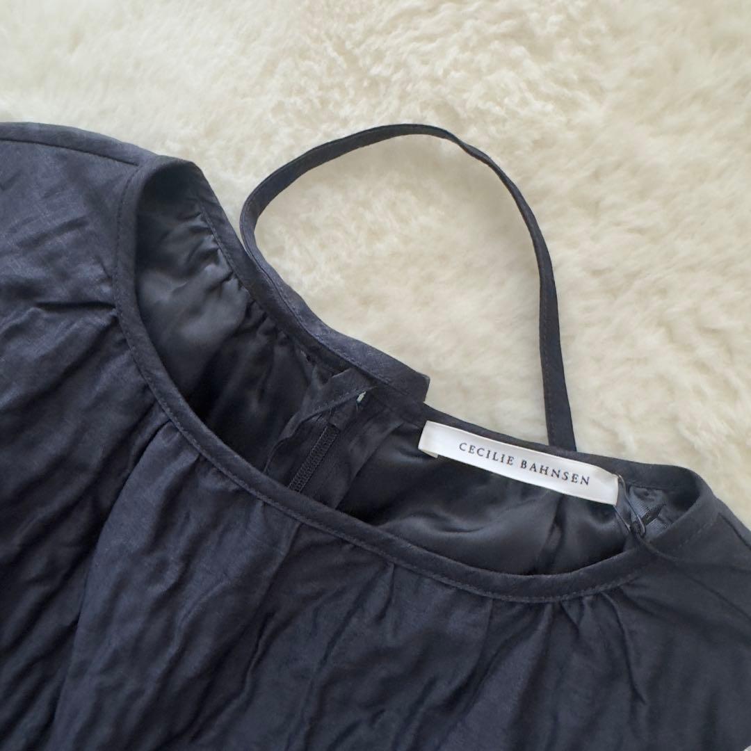 新品未使用 セシリーバンセン THELMA DRESS ネイビー M - メルカリ