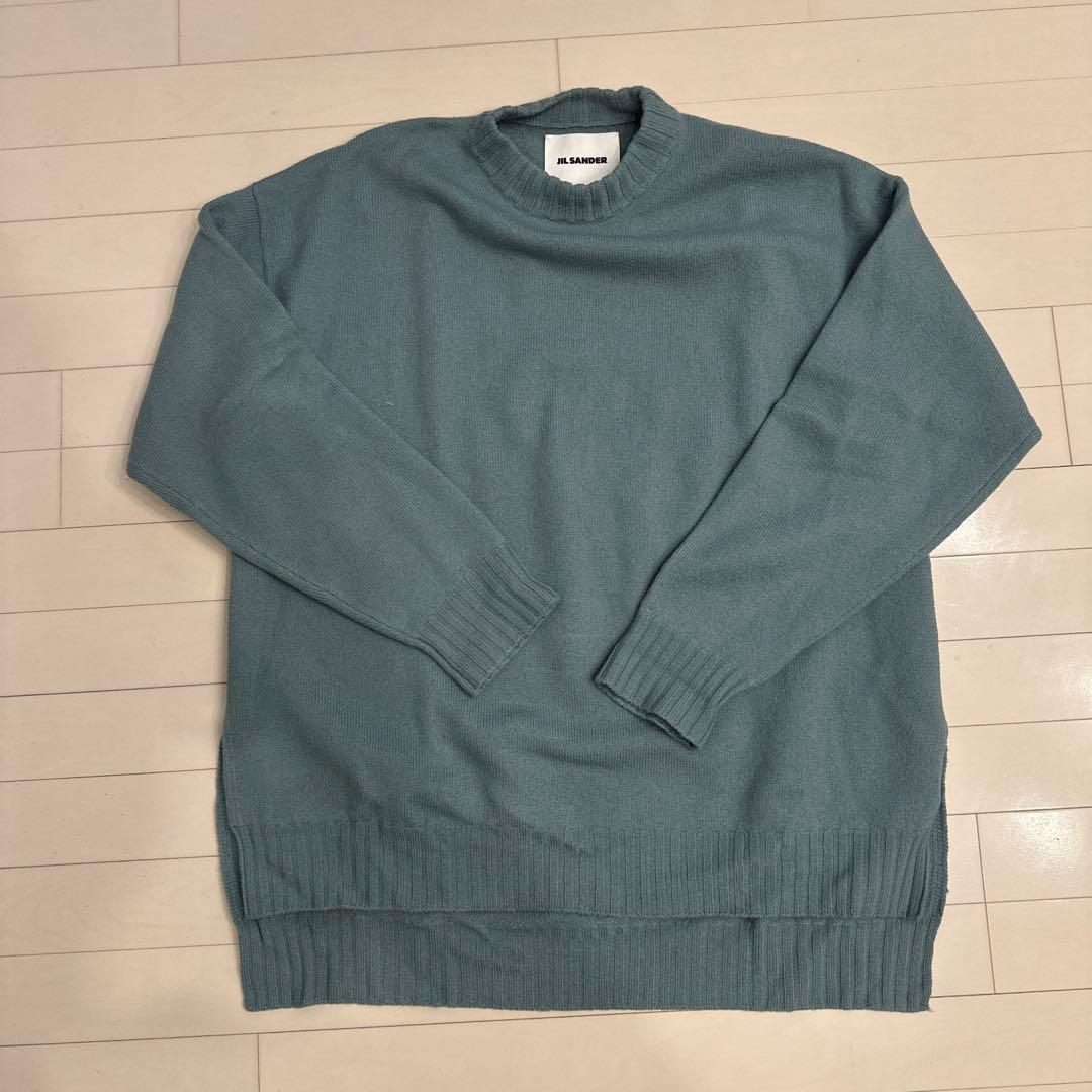 ネ*ロ様 JIL SANDER ライトブルー クルーネックセーター JIL SANDER（ジルサンダー） ニット クルーネックセーター トップス
