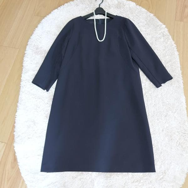 美品□レリアン□大きいサイズ17+□シンプルで上品なワンピース