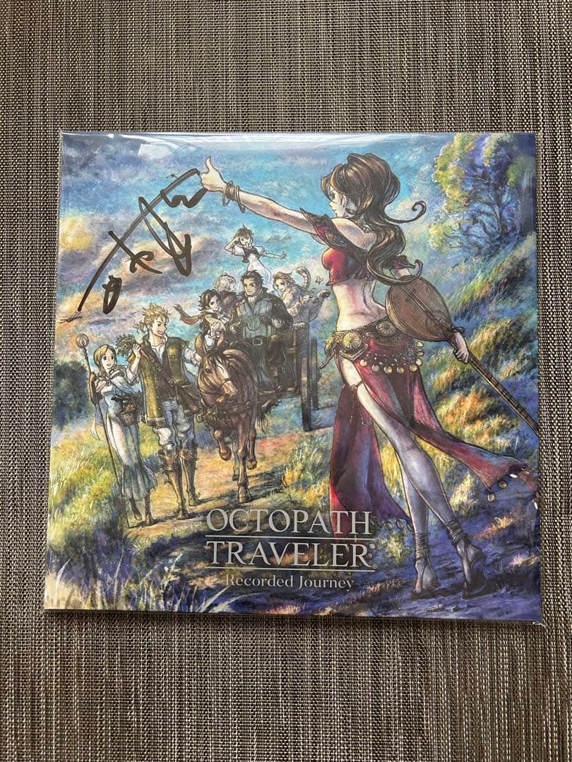 オクトパストラベラー lp アナログレコード　西木康智直筆サイン入り 新品 オクトパストラベラー lp アナログレコード 西木康智直筆サイン入り