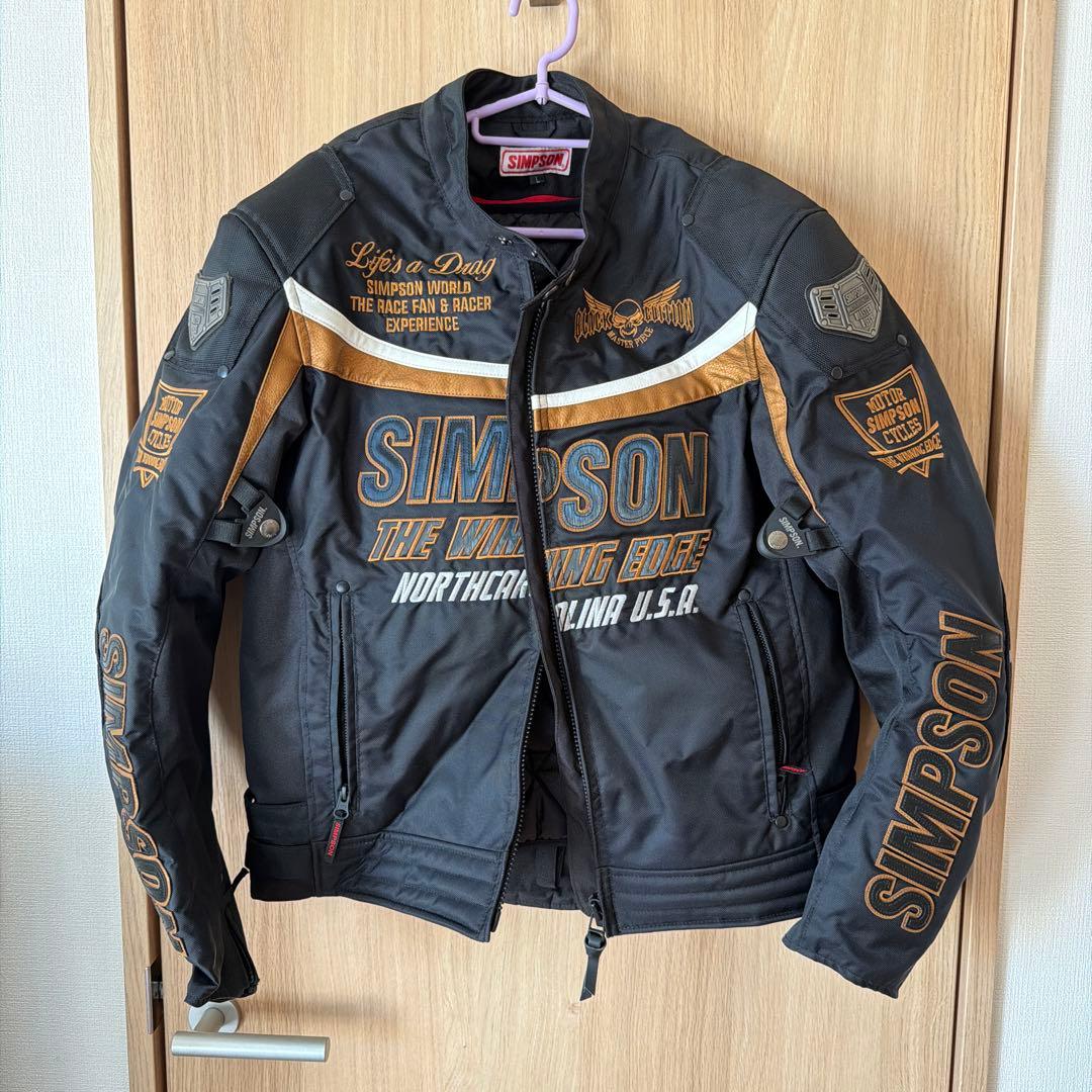 SIMSON THE WINNING EDGE ジャケット Lサイズ SIMPSOM The Winning Edge ジャケット、暴風インナー付き - メルカリ