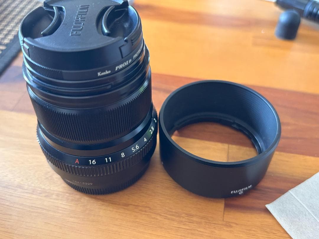 FUJIFILM 単焦点レンズ XF50mmF2 R WR プロテクター付き カメラレンズ XF50mmF2 R WR FUJINON（フジノン） ブラック [FUJIFILM