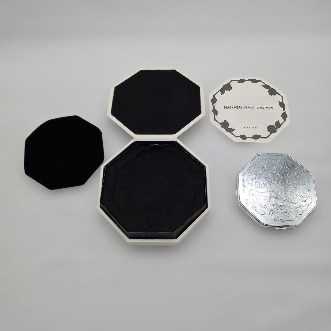 資生堂花椿ノベルティー 八角形銀色のコンパクトミラー 未使用 - メルカリ