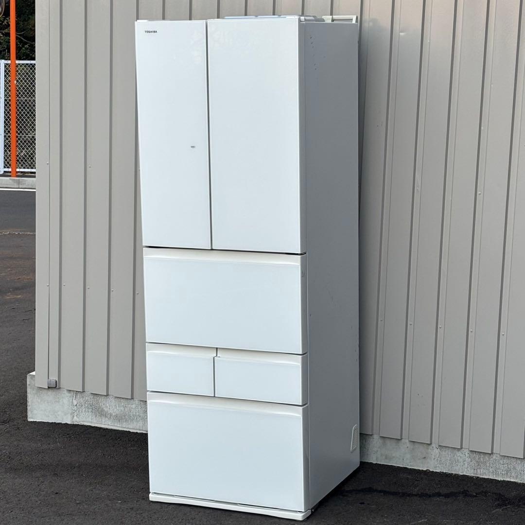 ＊ちゃめ 東芝 462L 6枚ドア 冷蔵庫 GR-P460FD(EW) Amazon | 東芝 冷蔵庫 幅65㎝ 462L グランホワイト GR-T460FK (EW) 6