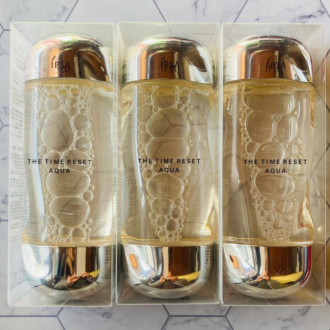 大人ニキビや肌あれ防止♪❤イプサ ザ・タイムRアクア薬用化粧水 200mL×3本 イプサ】涼やかなブルーをまとった薬用化粧水「ザ・タイムR アクア
