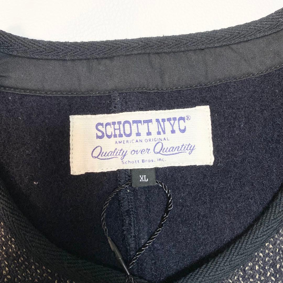新品タグ付き✨ Schott BEACH CLOTH VEST ウール XL - メルカリ