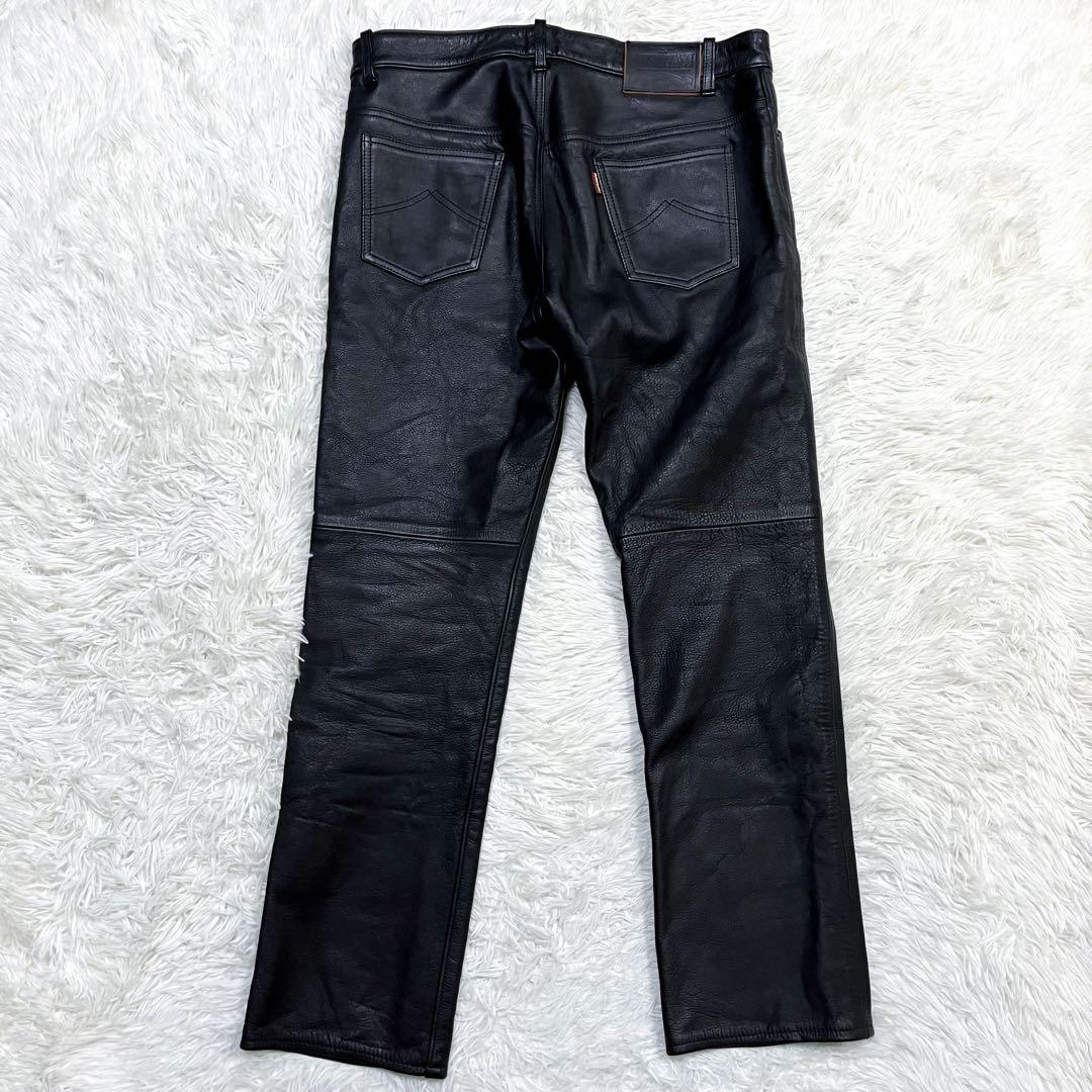 売約済 超希少4L クシタニ レザーパンツ ライディングパンツ 牛革