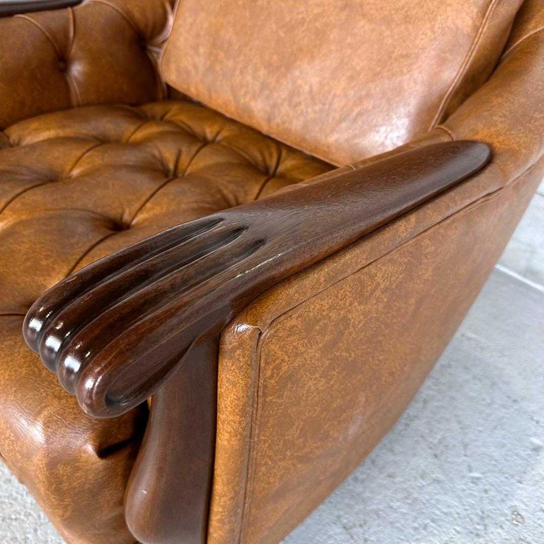 ☆マルニ木工☆ベルサイユ｜マキシマムシリーズ 1Pソファ｜PVCレザー