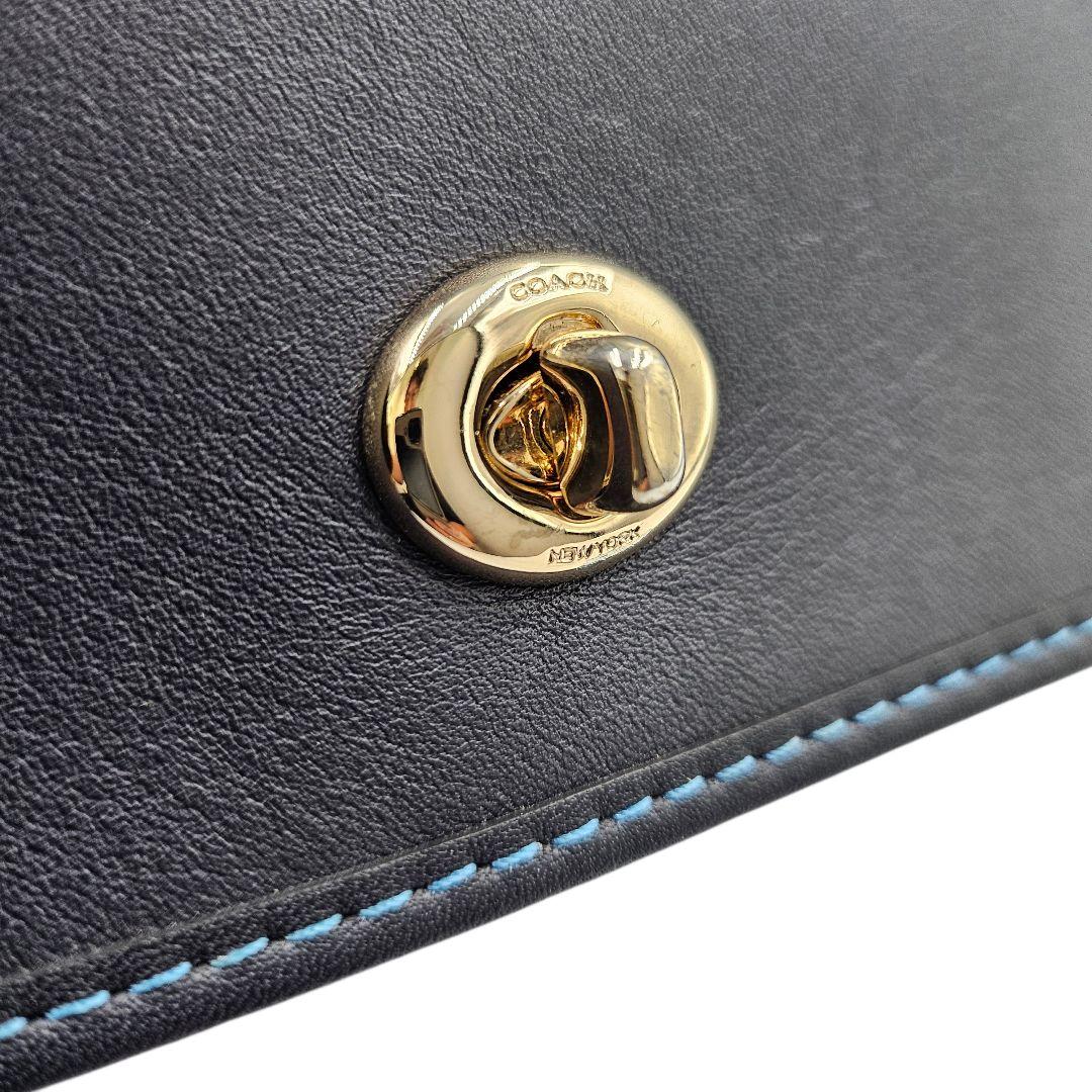 美品 COACH ディンキー ターンロック ショルダーバッグ クラブ