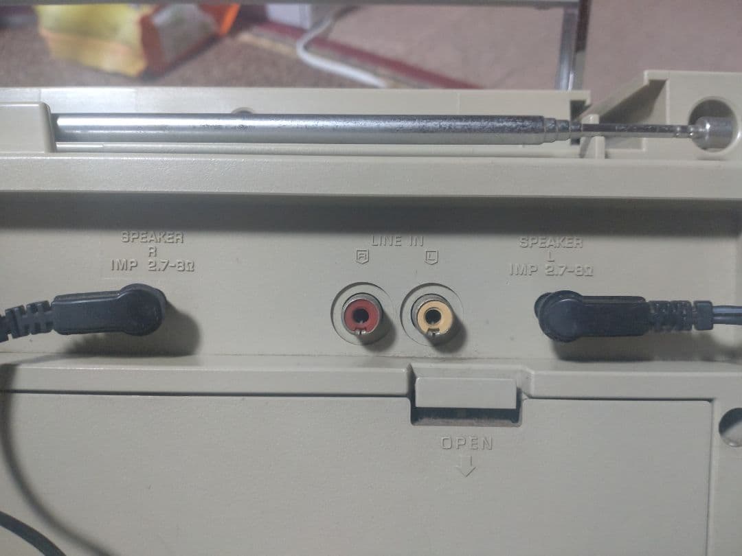 昭和レトロ National RX-CW51 ダブルカセットコンポ