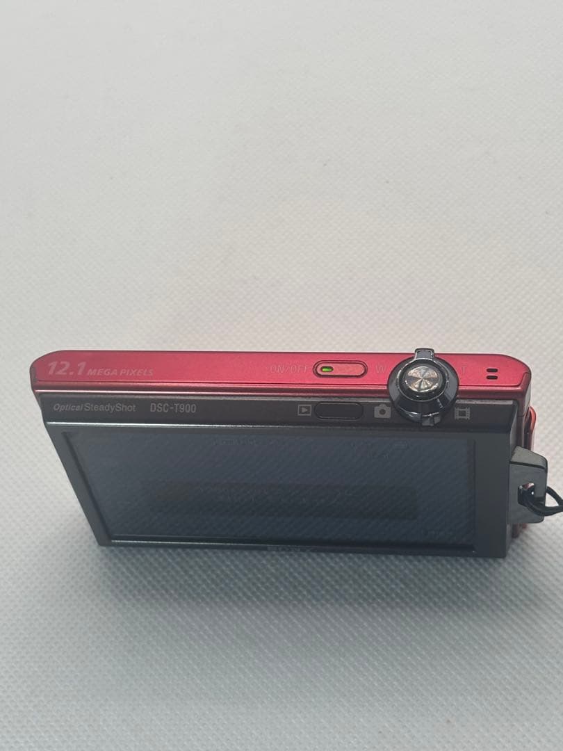 SONY ソニー Cyber-shot DSC-T900 レッド☆元箱付き☆ - メルカリ