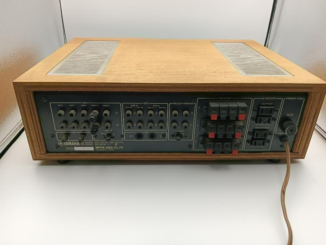 YAMAHA CA-1000 II ヤマハ プリメインアンプ レトロ 通電確認済 - メルカリ