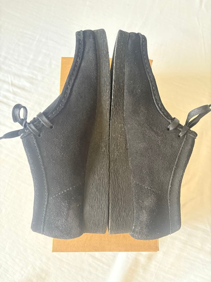 靴 Clarks Wallabee2 Black 25.5cm