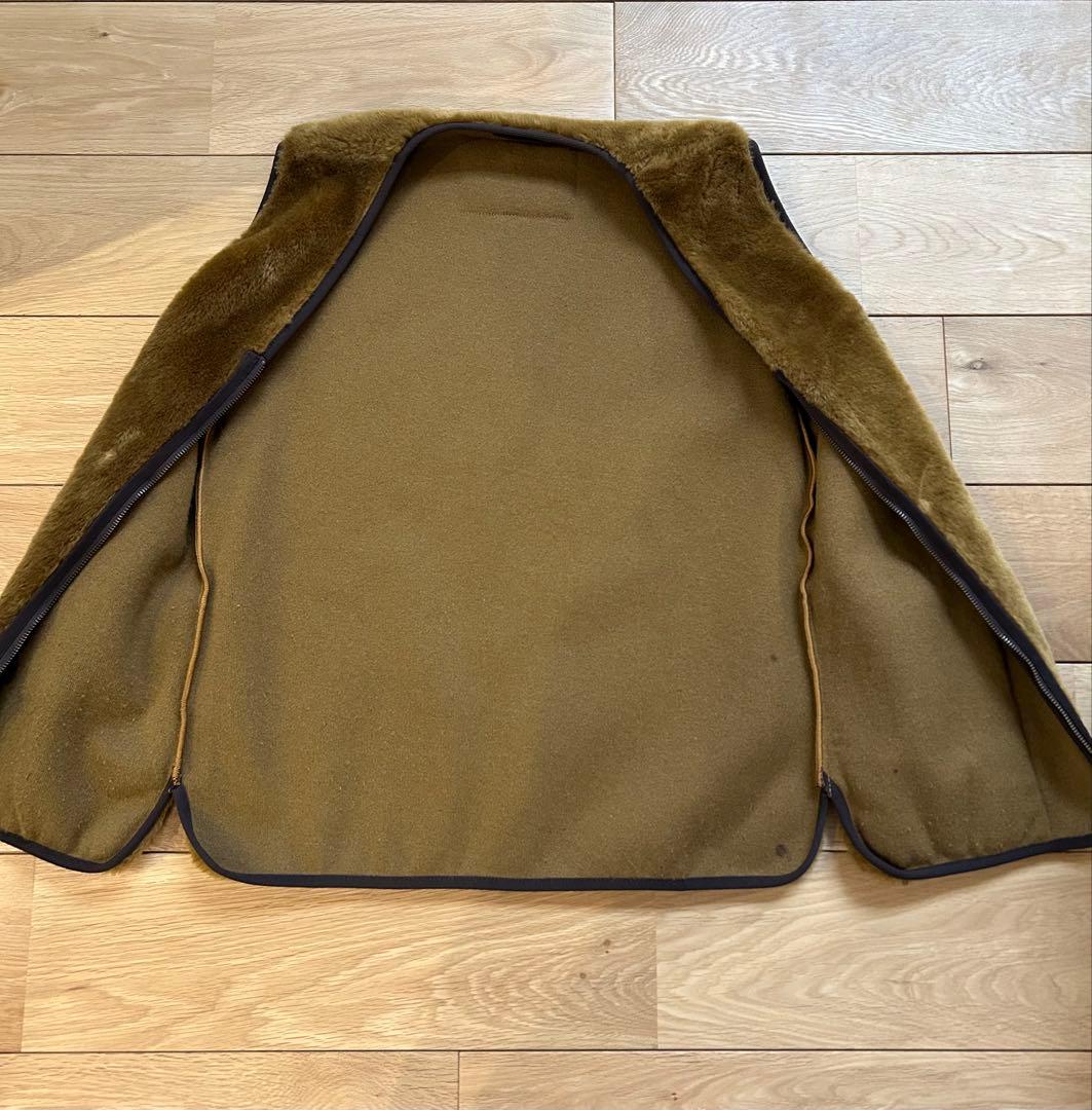 Barbour フリース ベスト・ジレ オリーブグリーン - メルカリ