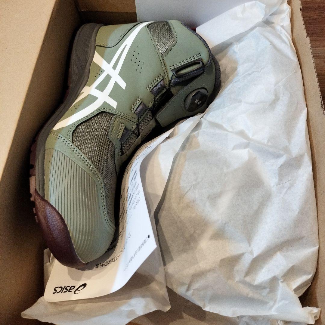 アシックス 27.0cm ライトグリーン/ホワイト新品
