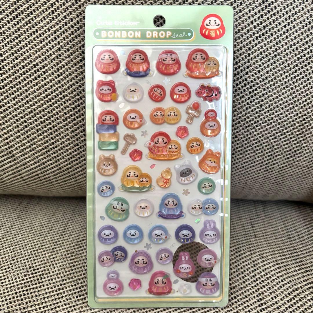 ボンボンドロップシール 和柄 新作 だるま 正規品 - メルカリ