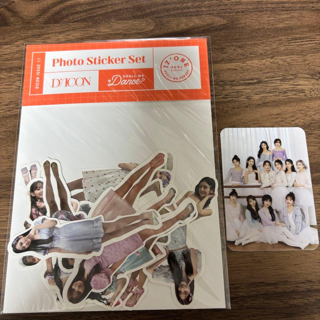 IZ*ONE アイズワン DICON トレカ ステッカー - メルカリ