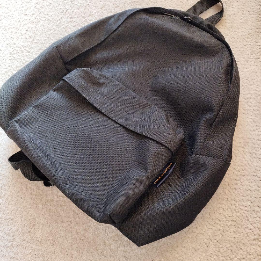 コムデギャルソンCOMME des GARÇONS 定番レザーリュックブラック大 コムデギャルソン☆リュック-バックパック-・黒S-ミニサイズ-（馬革