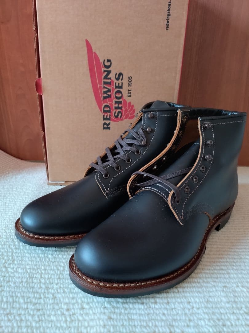 RED WING レッドウィング 9060 ベックマンフラットボックス 8D REDWING】 BECKMAN FLATBOX 9060(D)(6(24.0cm) BLACK KLONDIKE): Red