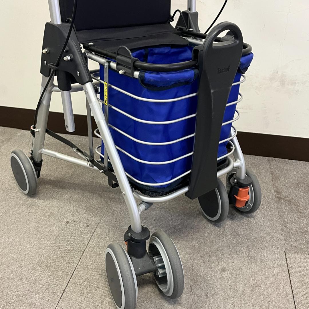 68 WAW07 TacaoF シルバーカー 折りたたみ 歩行車 ワゴンタイプ - メルカリ