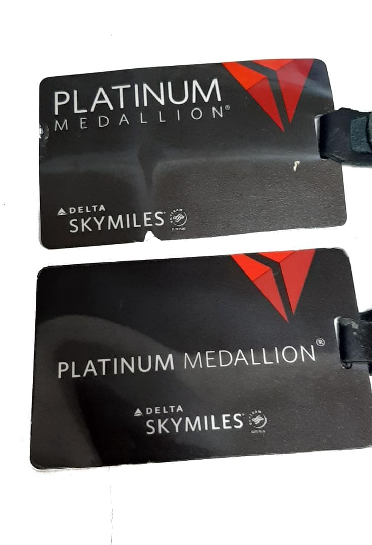 デルタ航空 プラチナメダリオン 荷物タグ ラゲージタグ2枚 - メルカリ