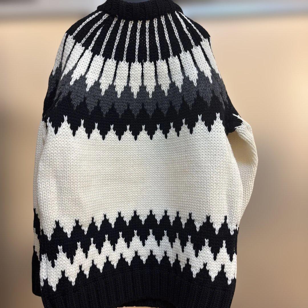 未使用】1piu1uguale3ノルディックセーターWH期間限定価格