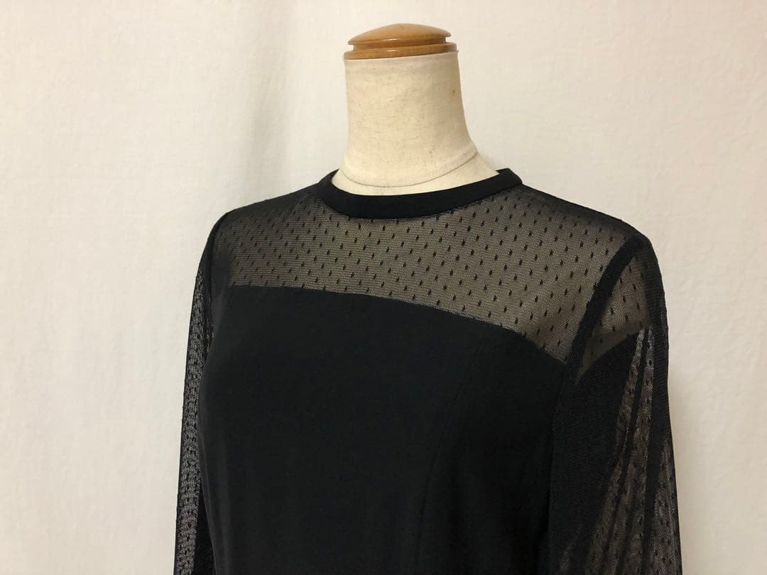 O409新品23区【APPLAUDIR】ダブルクロス ドレス38￥36300 - メルカリ