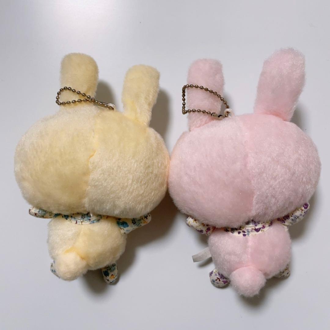 うさぎ ぬいぐるみ レトロ 花柄 - メルカリ