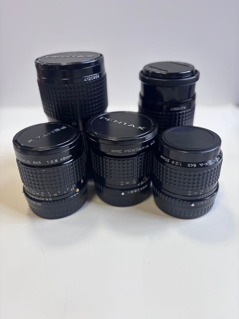 大幅値下げ！美品】 PENTAX645N ボディ＆レンズ5本セット - メルカリ