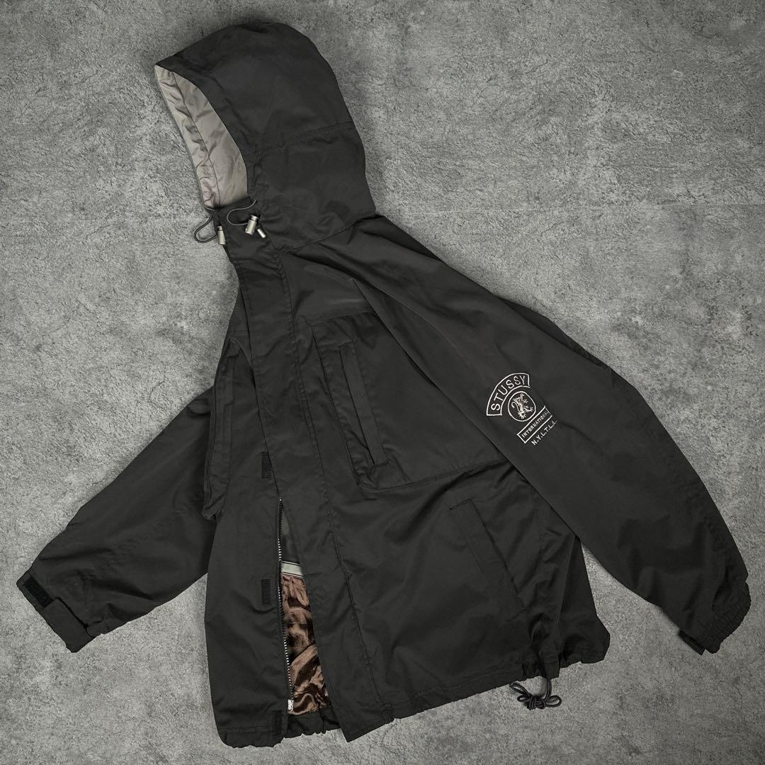 old stussy 00s SSTフィッシングナイロンジャケット ステューシー