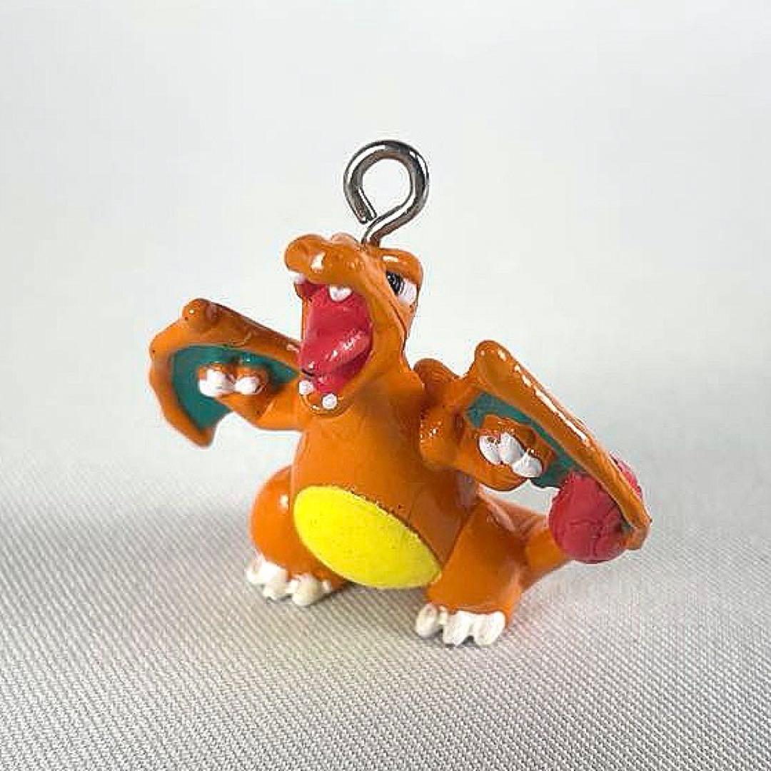 初期 リザードン ポケモン グッズ ミニフィギュア キーホルダー 当時物