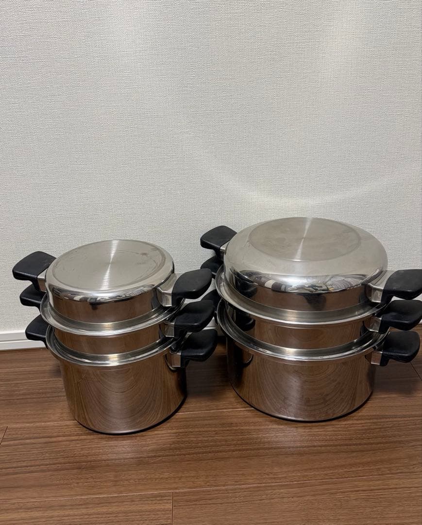 アムウェイ クイーンクック4Lと6Lシチューパンセット＋万能カップ