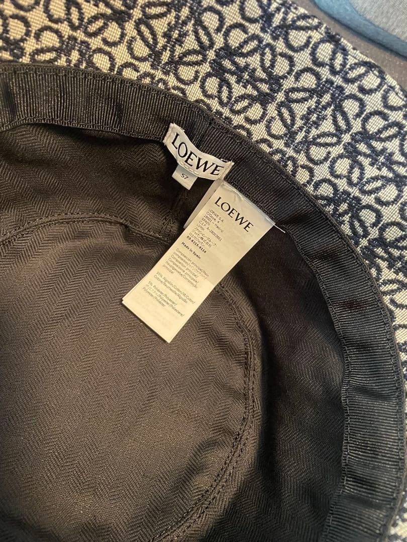 LOEWE アナグラム バケットハット 保存袋付きの通販はau PAY