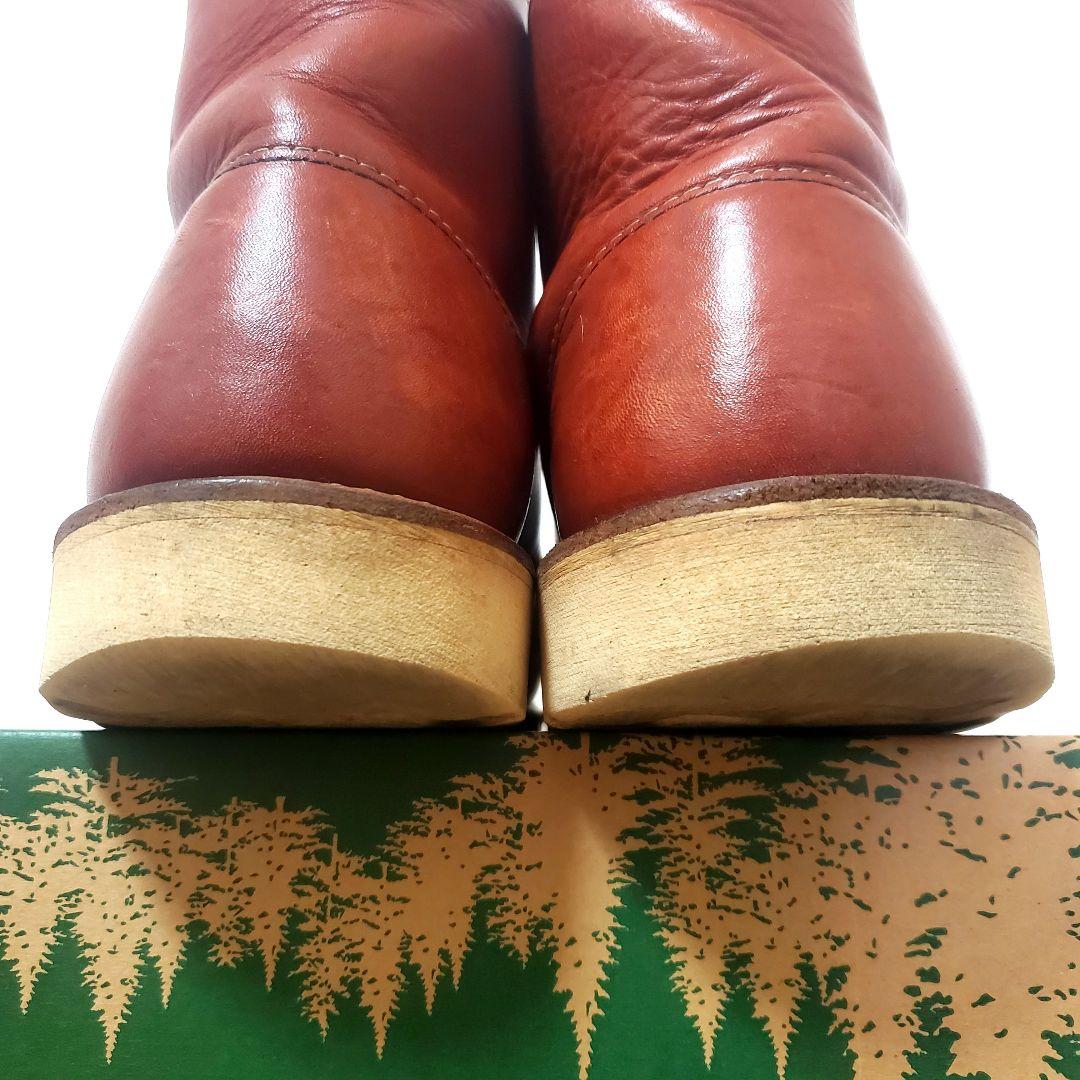 RED WING 8166 サイド羽刻印 8.5D 10年製 赤茶 プレーントゥ