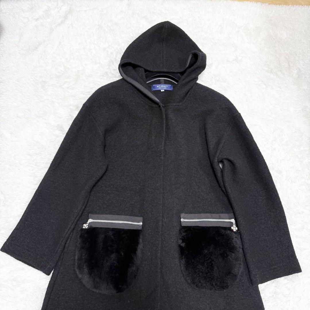 美品✨】エムズグレイシー コート アウター レッキス カメリア 38
