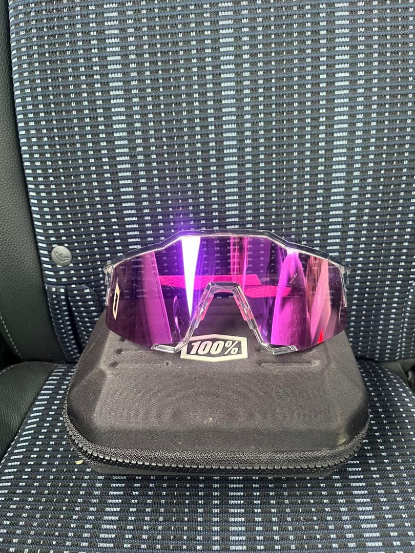 100% ピンクミラー スポーツサングラス ワンハンドレッド 100% SPEEDCRAFT XS HiPER Vital Pink Mirror Lens