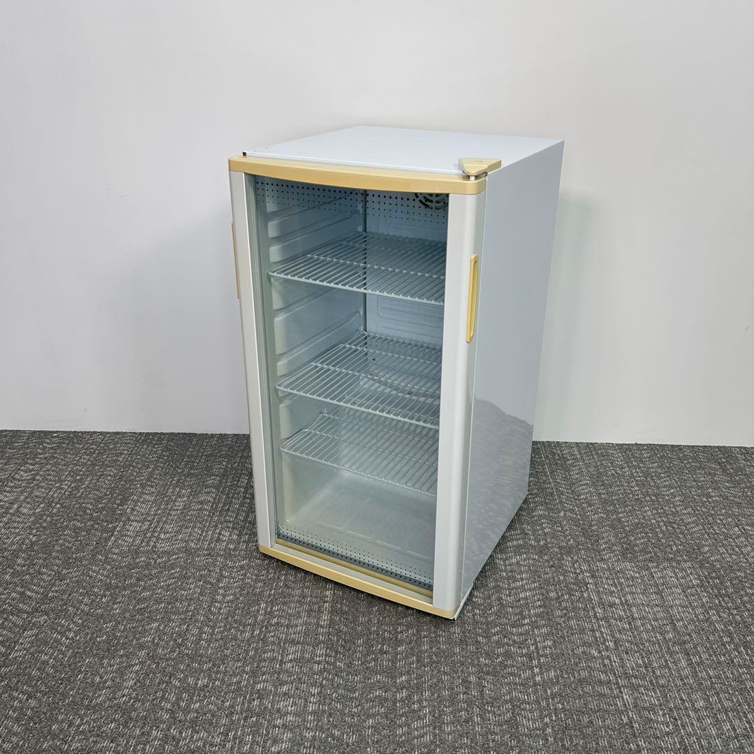94業務用 冷蔵ショーケース オフィスコンビニ XW-105 左右開き 小型