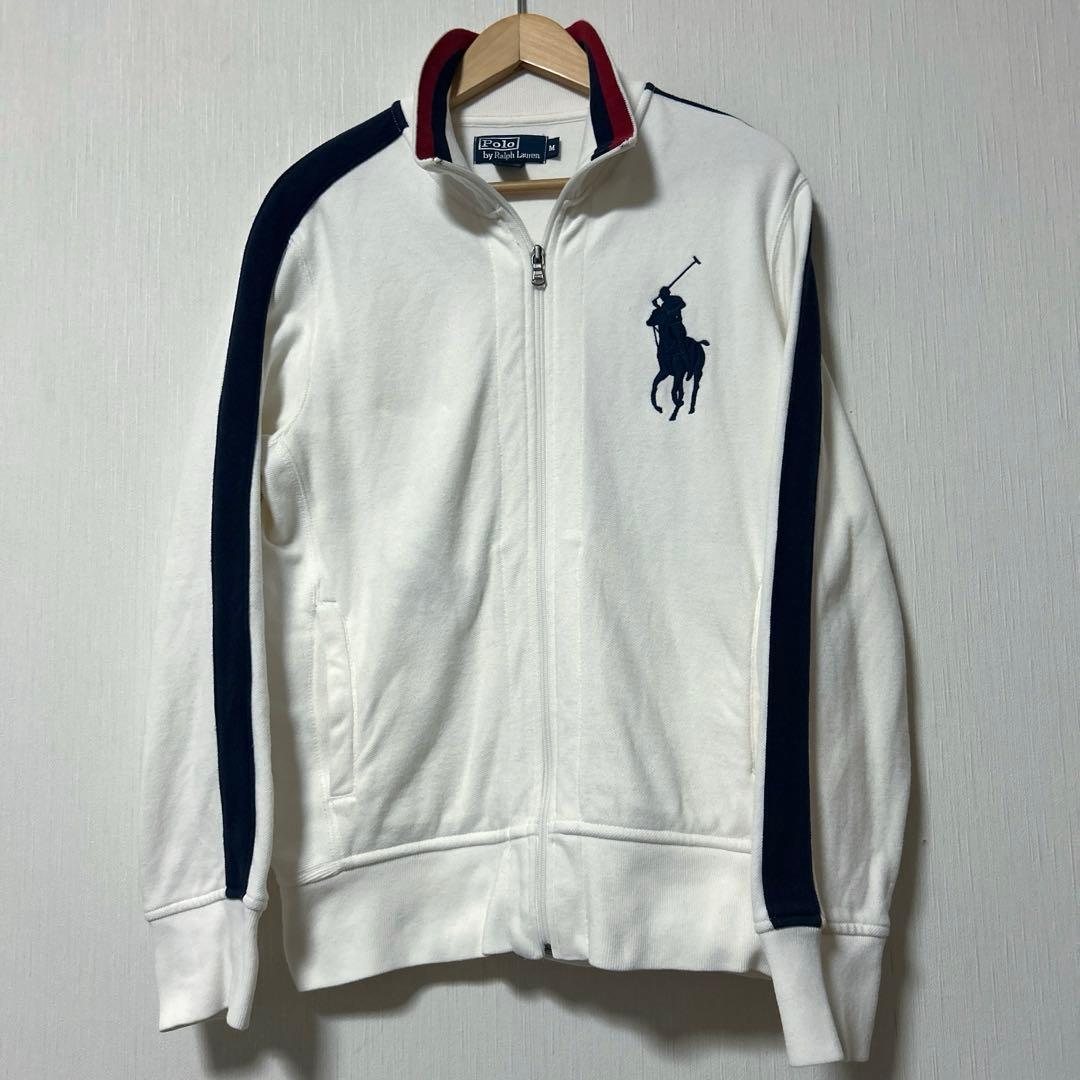 ラルフローレン トラックジャケット 刺繍ロゴ ビッグポニー ジップ
