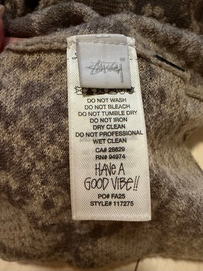 Stussy Python Fine Wool Sweater / Khaki - メルカリ