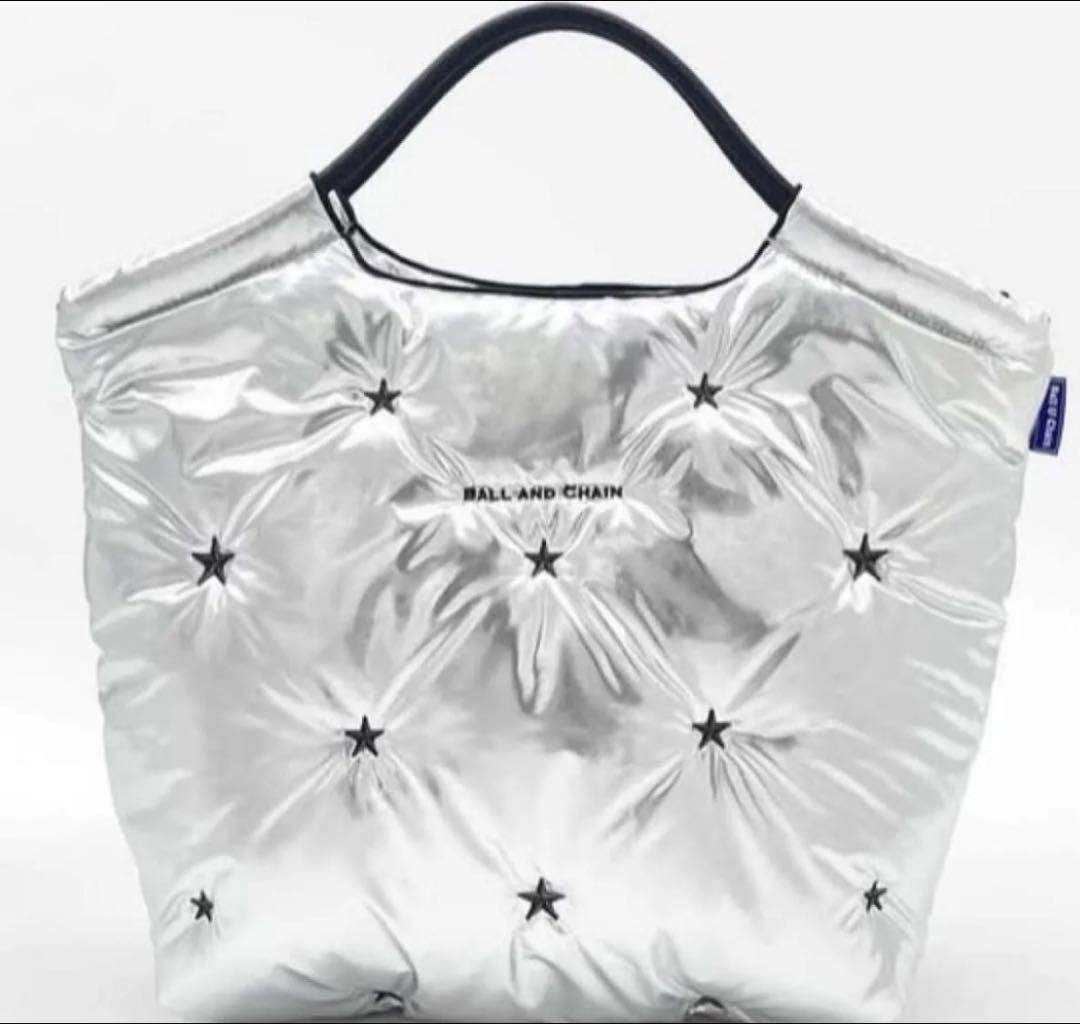 ボールアンドチェーン ETOILE エトワール シルバー中綿バッグ　新品未使用 楽天市場】ボールアンドチェーン Ball & Chain エトワール(M) etoile(M