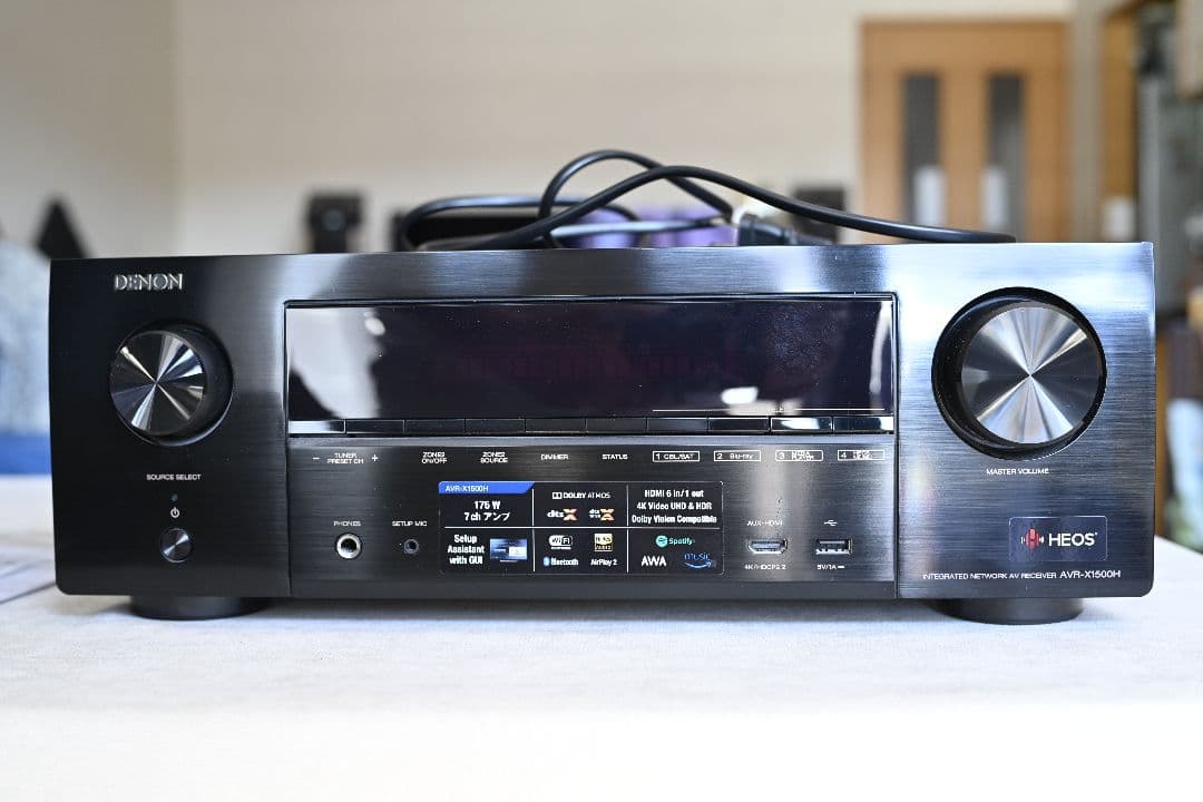 美品 DENON AVR-X1500H AVアンプ 7.2ch デノン