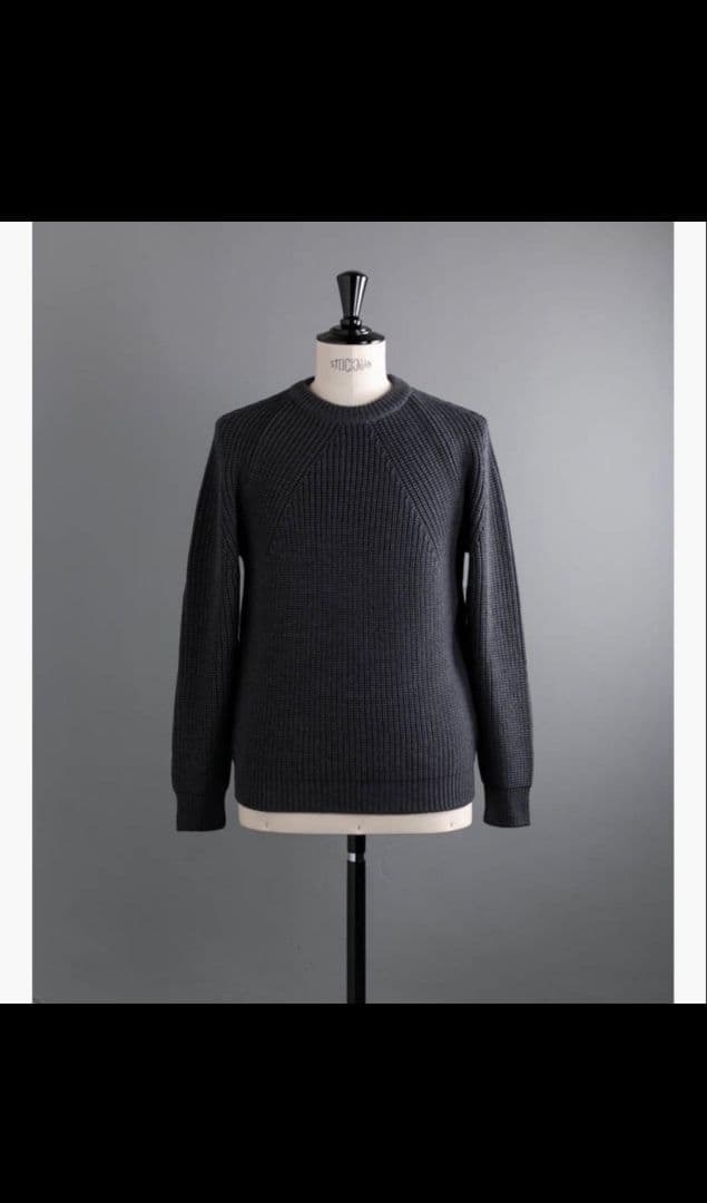 BATONER ニット　ブラック BATONER】シグネチャークルーネックニット/BN-20FM-030（ニット