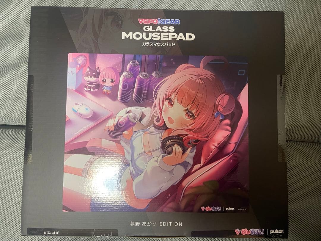 ぶいすぽ ガラスマウスパッド 夢野あかり あかりん - メルカリ