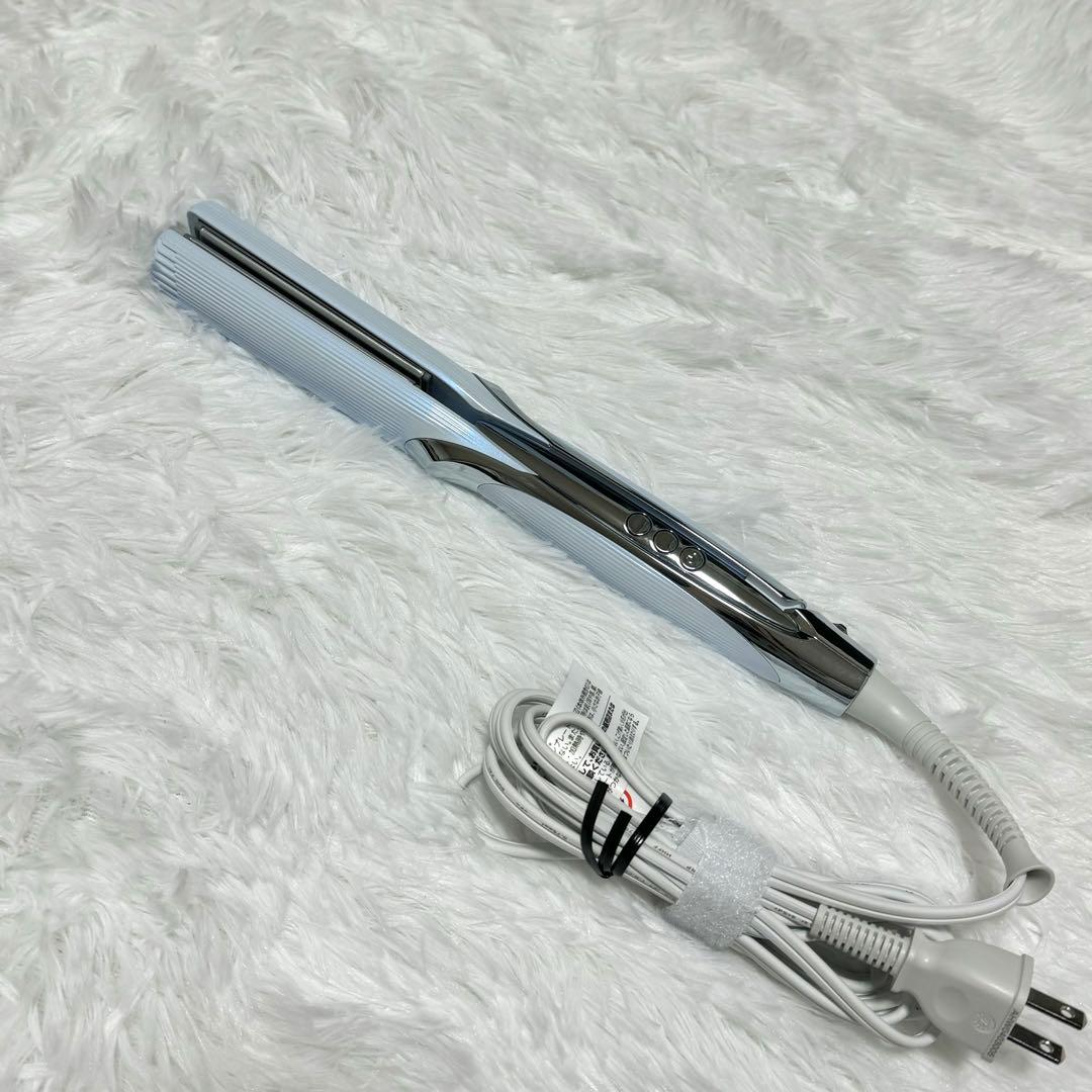 新品同様】 リファ ストレートアイロン プロ RE-AT ホワイト 水色